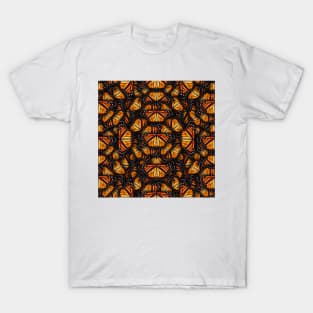 Heaps of Orange Monarch Butterflies T-Shirt